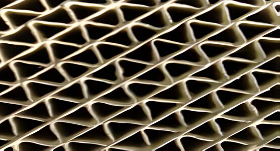 Corrugated catalyst