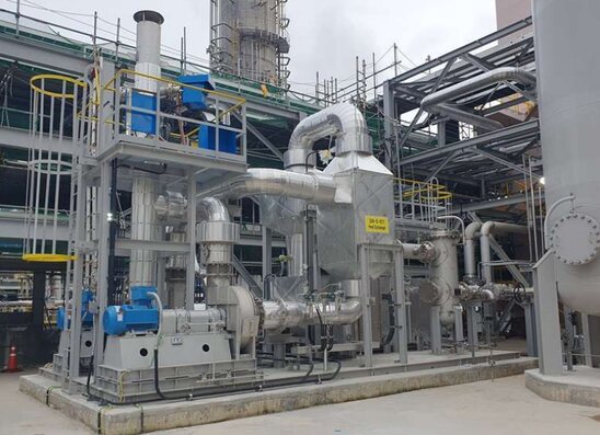 Catalytic oxidation unit