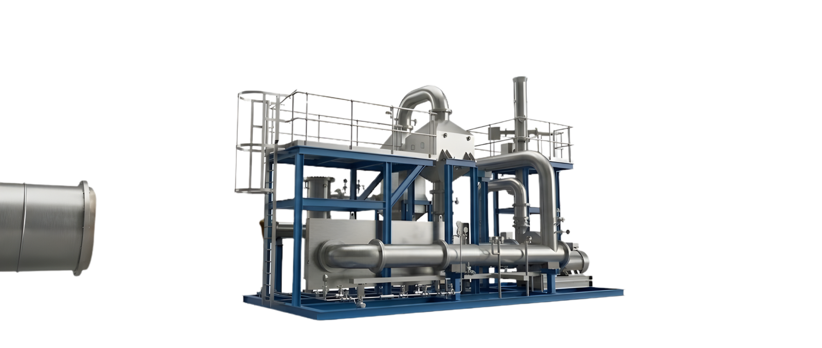 SCR system installed at an industrial plant