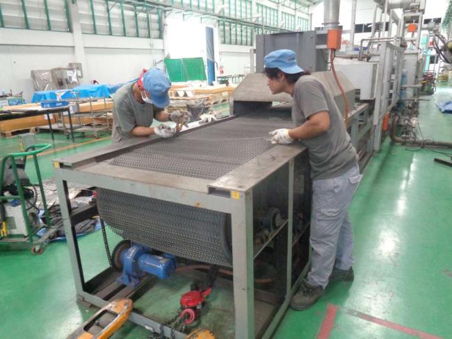 PES Installation New Al Brazing Furnace
