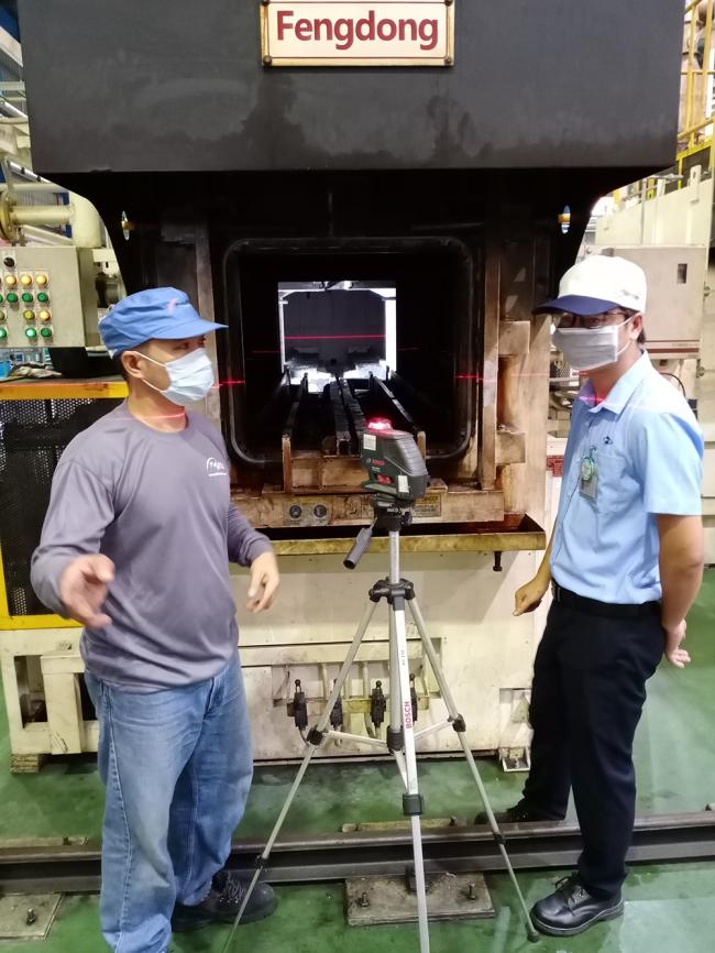 Checking Furnace Alignment