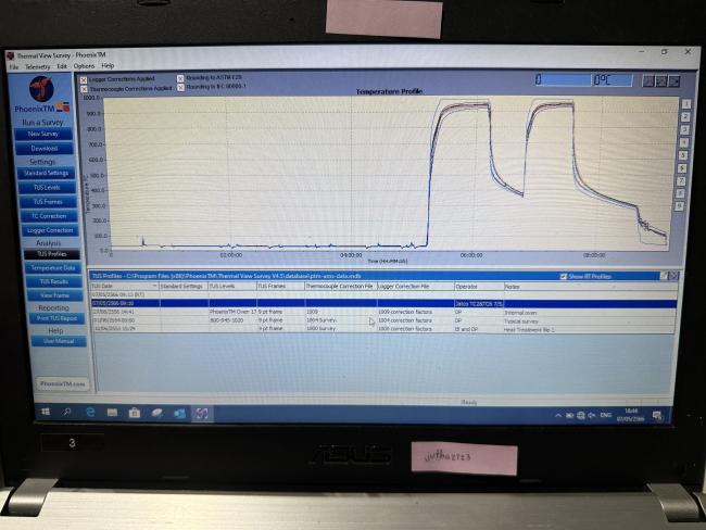 Temperature Uniformity Survey (TUS)