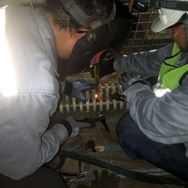 Radiant Heater Checking and Installation for Steel Industry