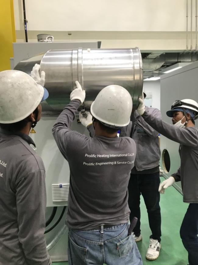 Installation of Nabertherm Drying Oven WK 17500
