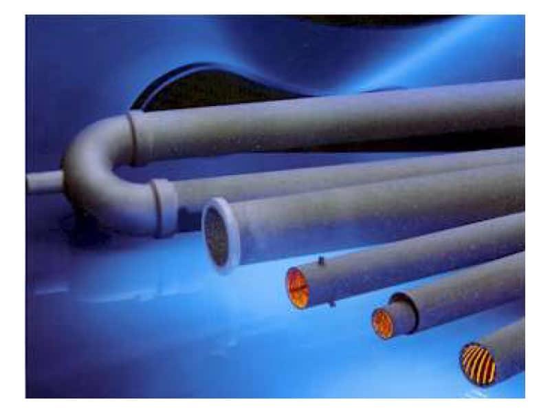 Si-SiC Radiant Tubes