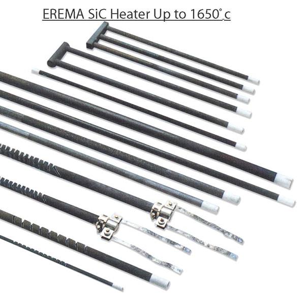 EREMA silicon carbide heating element