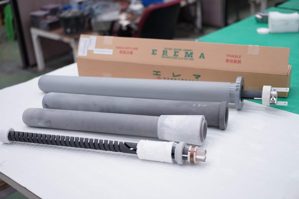 EREMA silicon carbide heating element