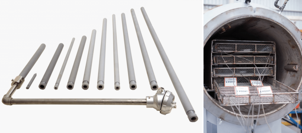 PHI thermocouple and temperature control system