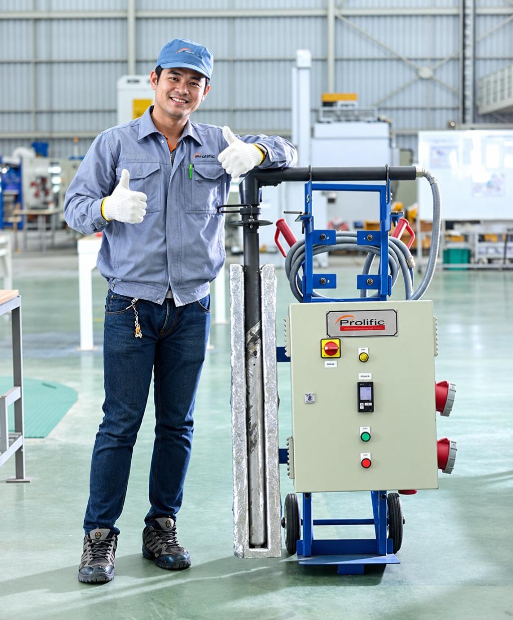 PHI immersion heater for molten aluminum